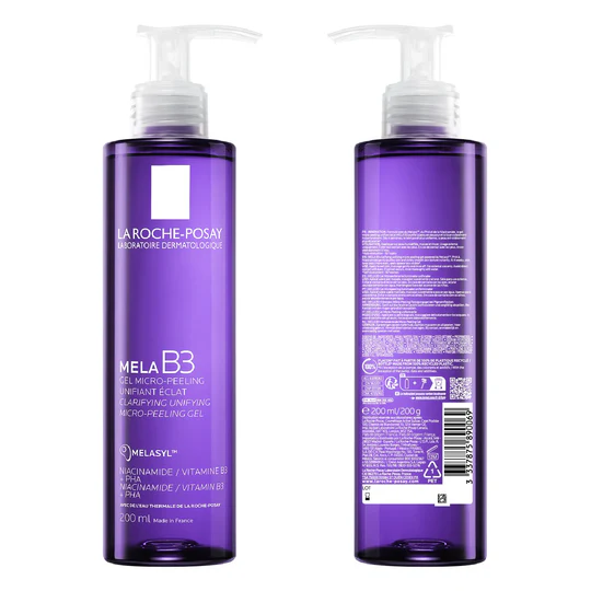 La Roche Posay Mela B3 Gel Micro Peeling Anti-Tâches Unifiant Éclat 200 Ml – Image 2