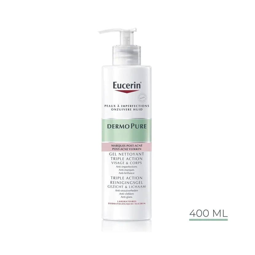 EUCERIN DERMOPURE GEL NETTOYANT TRIPLE ACTION 150ML