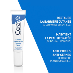 CERAVE CREME YEUX ANTI-CERNES ET ANTI-POCHES 14ML