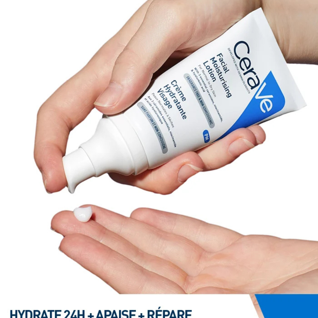 CERAVE CREME HYDRATANTE VISAGE PEAUX NORMALES A SECHES 52ML