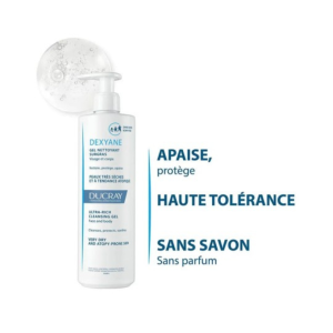 DUCRAY DEXYANE GEL NETTOYANT SURGRAS 400ML