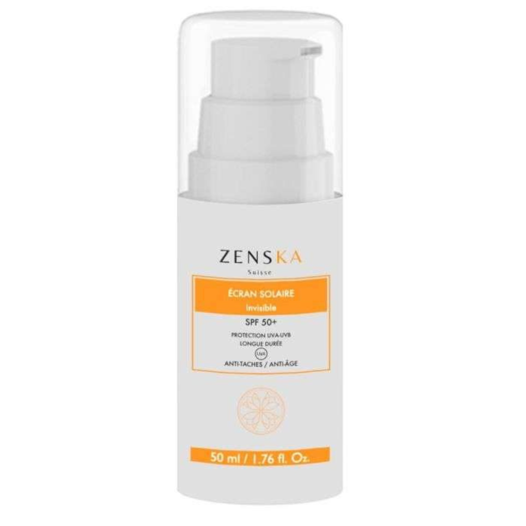 ZENSKA ECRAN SOLAIRE CREME INVISIBLE ANTI TACHE SPF50+ 50ML