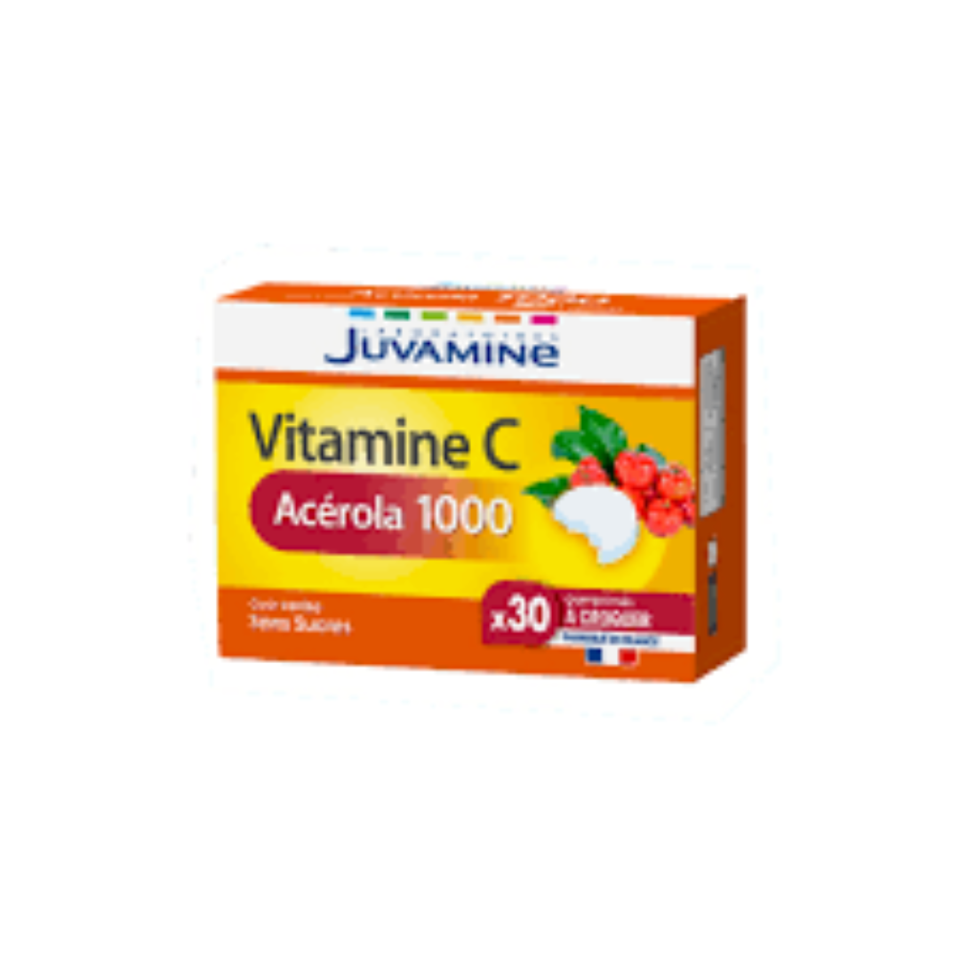 JUVAMINE VITAMINE C ACEROLA 1000 B30 COMP
