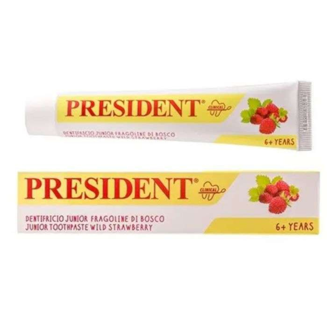 PRESIDENT DENTIFRICE FRAISE JUNIOR +6ANS 50ML