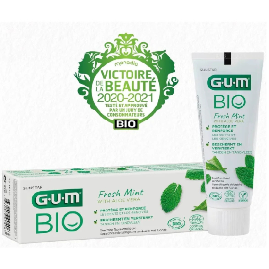 GUM BIO FRESH MINT DENTIFRICE 75ML REF 7020