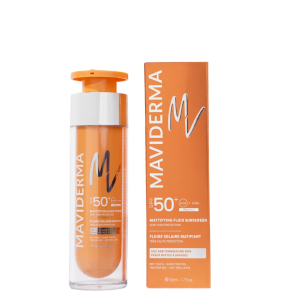 MAVIDERMA ECRAN FLUIDE SOLAIRE MATIFIANT SPF50+ 50ML