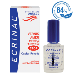 ECRINAL VERNIS A ONGLES AMER STOP AUX ONGLES RONGES 10ML