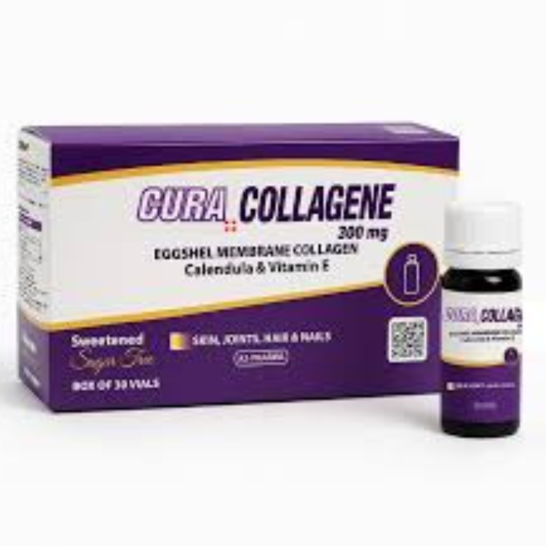 CURA+ COLLAGENE 300MG MEMBRANE COQUILLE D'OEUF CALENDULA VITAMINE E B30*10ML