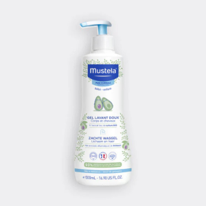MUSTELA GEL LAVANT AVOCAT CORPS ET CHEVEUX 500ML