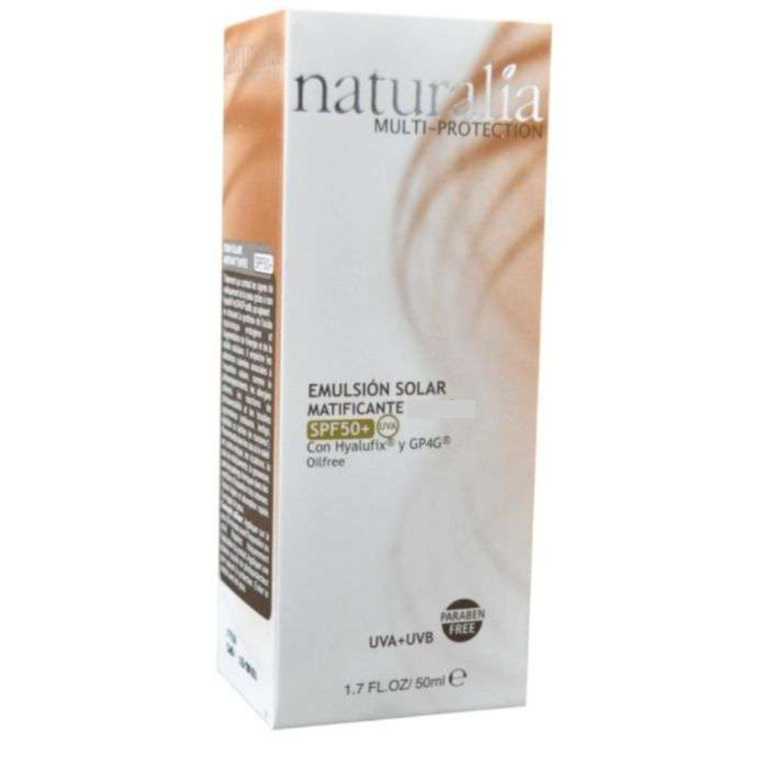 NATURALIA ECRAN SOLAIRE MATIFIANT INVISIBLE SPF50+ 50ML