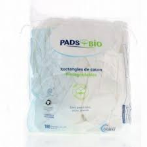 GILBERT PADS BIO RECTANGLES DE COTON B180