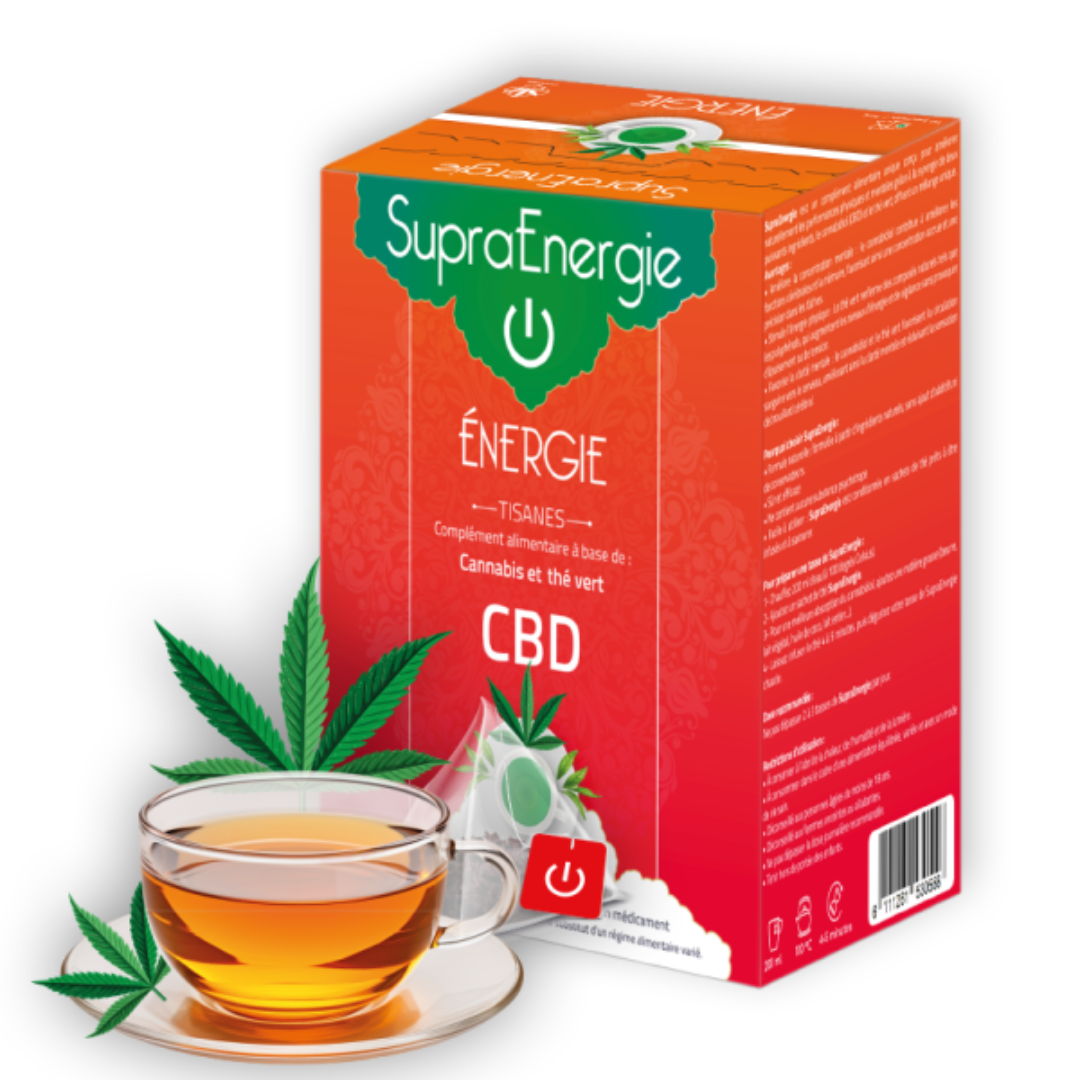 SUPRA ENERGIE TISANES CBD B10 SACHETS