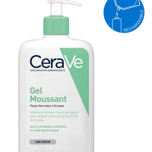 CERAVE GEL MOUSSANT NETTOYANT PEAUX NORMALES A GRASSES 473ML