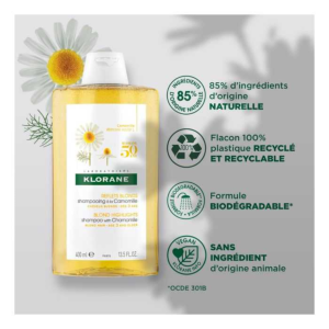 KLORANE CAMOMILLE SHAMPOOING 400ML