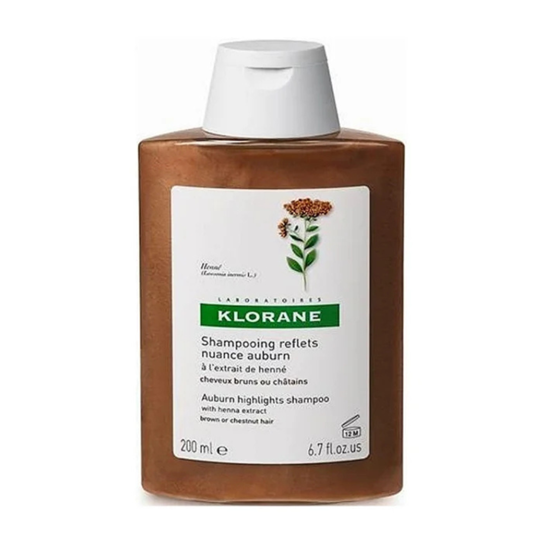 KLORANE REFLETS NUANCE AUBURN A L'EXTRAIT DE HENNE SHAMPOOING 200ML