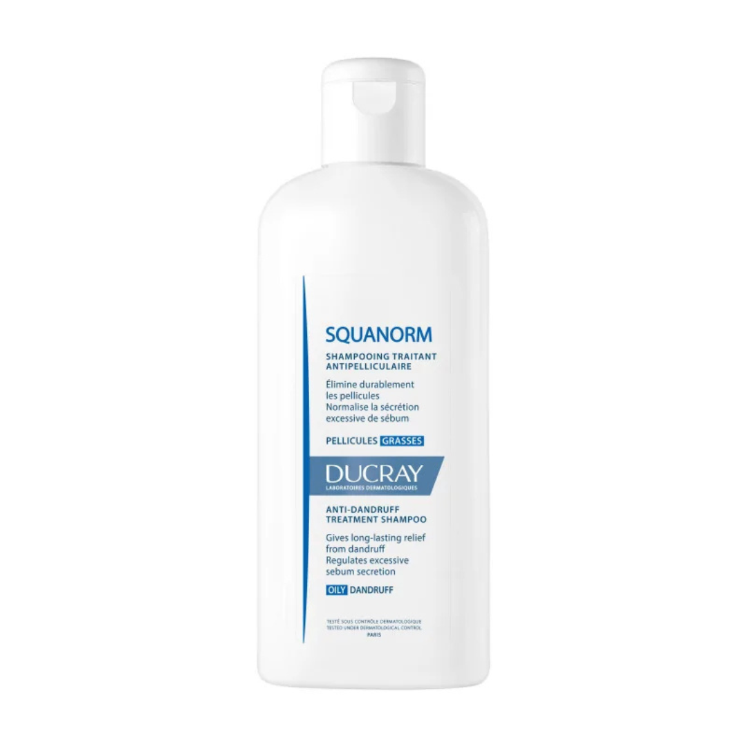 DUCRAY SQUANORM SHAMPOOING TRAITANT ANTI-PELLICULAIRE PELLICULES GRASSES 200ML