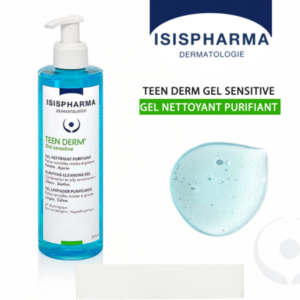 ISISPHARMA TEEN DERM SENSITIVE GEL NETTOYANT PURIFIANT 250ML REF COIVISI053