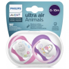 AVENT SUCETTE ULTRA AIR HAPPY GIRL 6-18MOIS REF SCF080/04