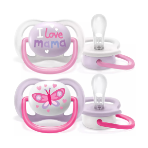 AVENT SUCETTE ULTRA AIR HAPPY 0-6MOIS GIRL MAM/BFL REF SCF 080/02