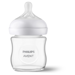 AVENT BIBERON NATURAL EN VERRE RESPONSE 0M+ 120ML REF SCY930/01