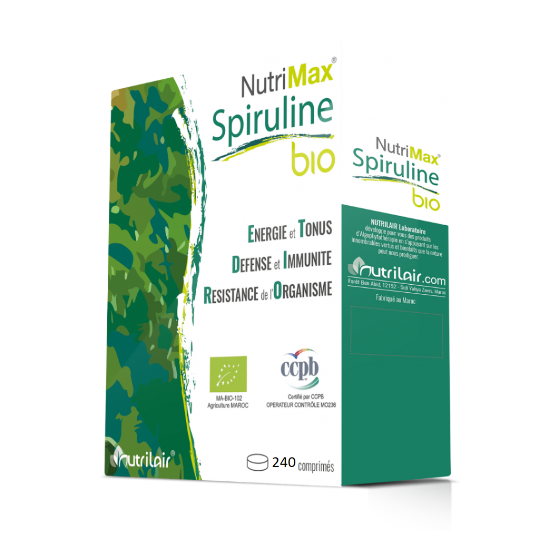 NUTRIMAX SPIRULINE BIO 120G B240 COMP