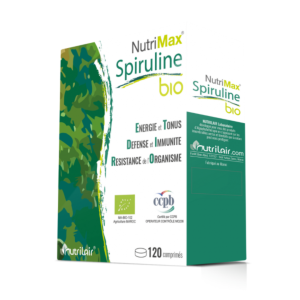 NUTRIMAX SPIRULINE BIO 60G B120 COMP