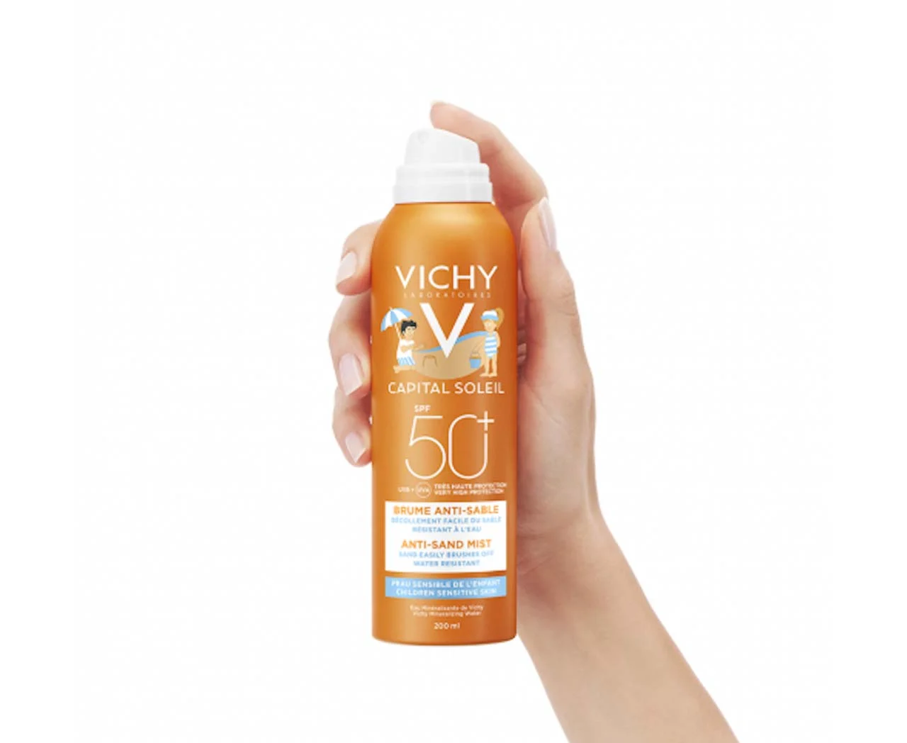 VICHY IDEAL SOLEIL SPF50+ BRUME ANTI-SABLE ENFANTS 200ML