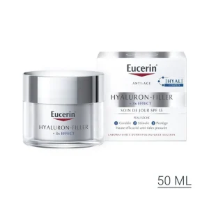 EUCERIN ANTI-AGE HYALURON FILLER +3*EFFECT PEAUX SECHES SOIN DE JOUR SPF15 50ML
